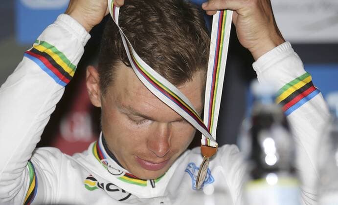 RADSPORT - Straßen-WM 2013 Florenz - 25.09.2013, Einzelzeitfahren Elite, Weltmeister Tony Martin (GER),