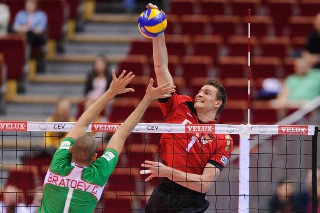 2013 CEV VELUX Volleyball European Championship , Germany - Bulgaria Pictured: Georgi Bratoev Fot. MariuszxPalczynski MPAimages.com EDYTOR.net NEWSPIX.PL --- Newspix.pl  130925PAL065