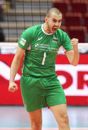 CEV VELUX VOLLEYBALL EUROPEAN CHAMPIONSHIP MEN 2013 - NIEMCY - BULGARIA ( GERMANY - BULGARIA ) Pictured: GEORGI BRATOEV FOT MACIEJxGOCLON FOTONEWS NEWSPIX.PL --- Newspix.pl  20130925FNMG121
