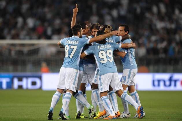 Ederson Lazio. . 25-09-2013 2013 2014 Serie A Lazio Rom vs Catania Calcio Foto AntoniettaxBaldassarre Insidefoto AntoniettaxBaldassarre
