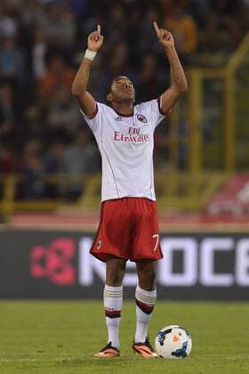 Robinho Milan Goal celebration - Bologna - Serie A FC Bologna vs. AC Mailand - andreaxstaccioli