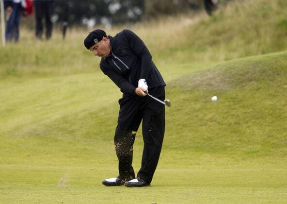 27.09.2013 Kingsbarns Scotland. Actor Andy Garcia during the Second Round of the Dunhill Golf Championship, from The Kingsbarns Links, Kingsbarns. xMarkxDavisonx  ActionPlus11456229