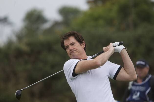 27.09.2013 Kingsbarns Scotland. Actor Kyle Maclaughlan during the Second Round of the Dunhill Golf Championship, from The Kingsbarns Links, Kingsbarns. xMarkxDavisonx  ActionPlus11456233