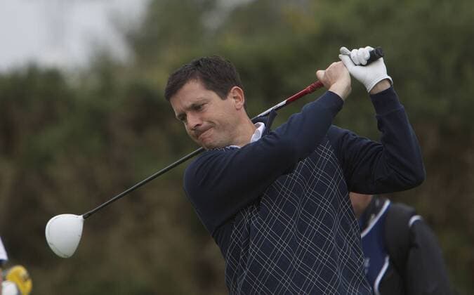 27.09.2013 Kingsbarns Scotland. Tim Henman, ex tennis professional during the Second Round of the Dunhill Golf Championship, from The Kingsbarns Links, Kingsbarns. xMarkxDavisonx  ActionPlus11456234