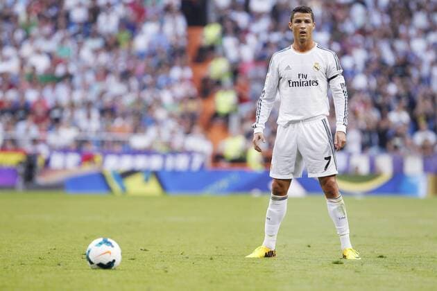 Cristiano Ronaldo (Real), SEPTEMBER 22, 2013 - Football Soccer : Spanish Liga Espanola match between Real Madrid and Getafe, at the Santiago Bernabeu Stadium in Madrid, Spain, September 22, 2013. NoxThirdxPartyxSales  ( heha010611)