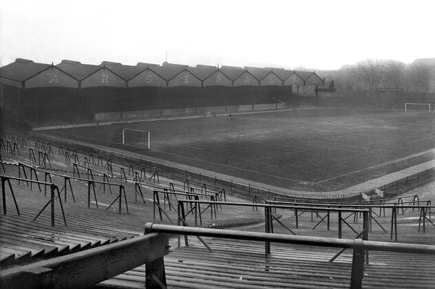 Football - 1927 1928 season A general view of Arsenal FC London Stadium at Highbury, North London. 