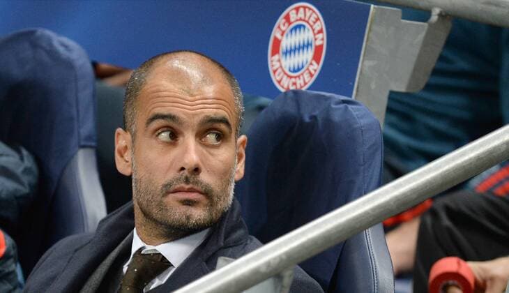 FUSSBALL CHAMPIONS LEAGUE SAISON 2013 2014 VORRUNDE Manchester City - FC Bayern München 02.10.2013 Trainer Pep Guardiola (FC Bayern München) 