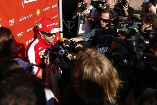 Motorsports: FIA Formula One World Championship 2013, Grand Prix of Korea, 3 Fernando Alonso (ESP, Scuderia Ferrari), xHOCHxZWEIx