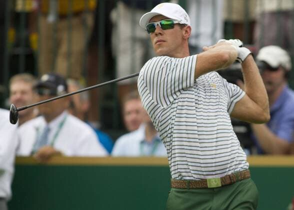 03 October 2013: Graham DeLaet of the International Team during the day one of The Presidents Cup at Muirfield Village GC in Dublin, Ohio GOLF: OCT 03 PGA Golf Herren - The Presidents Cup - Day One Icon131003019 EDITORIAL USE ONLY