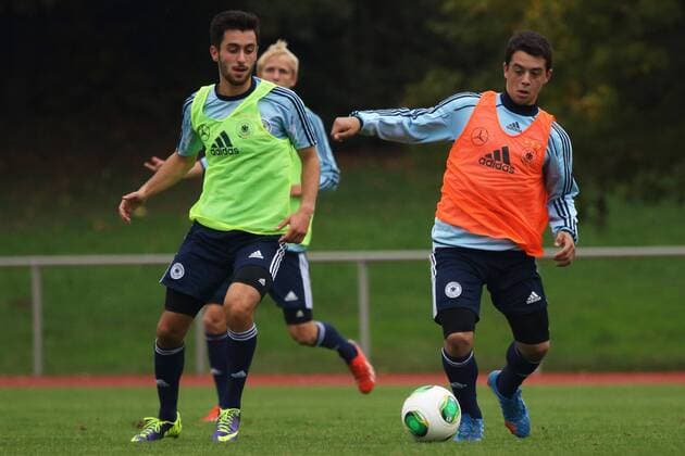 YUNUS MALLI, AMIN YOUNES TRAINING DER DEUTSCHEN U21 NATIONALMANNSCHAFT GEISENHEIM