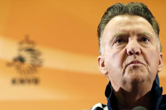 Coach Louis van Gaal of Holland during the press meeting of the Netherlands on Oktober 9, 2013 at Grand Huis ter Duin in Noordwijk aan Zee, The Netherlands. Press Meeting Dutch Team FIFA 2014 World Cup Qualifier 2013 2014 xVIxLaurensxLindhoutxIVx 1841366