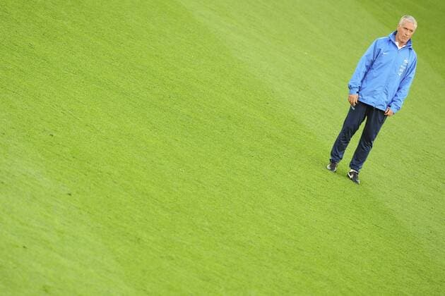 Didier Deschamps (Fra) - coach FOOTBALL : practice session - France - 10 10 2013 JBAutissier Panoramic 