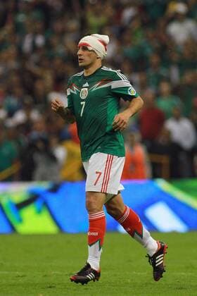 DISTRITO FEDERAL, MEXICO - OCTUBRE 11: Christian Gimenes de Mexico, WM QUALI Mexiko - Panama. Concacaf. Estadio Azteca, Distrito Federal, Mexico. (Foto: ManuelxVelasquez JAM xMEDIA) Mexico vs Panama - Eliminatorias Brasil 2014 PUBLICATIONxN