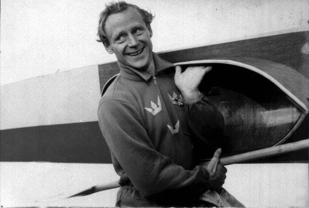 Gert Fredriksson Olympic canoeist 1956 kbdig 2000 quer Portrait 