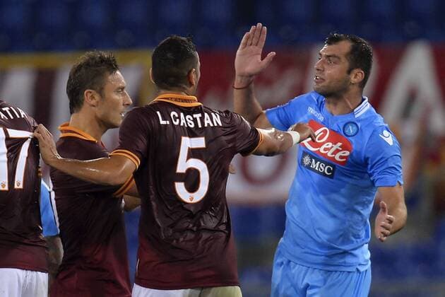 Leandro Castan Roma, Goran Pandev Napoli AS Rom - SSC Neapel andreaxstaccioli