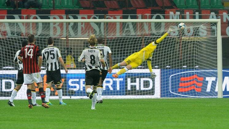 IPP20131019 Football - soccer: Serie A, AC Mailand - Udinese Calcio, Valter Birsa xHOCHxZWEIx xItalyxPhotoxPressx 