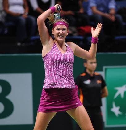 TEB BNP Paribas WTA Tennis Damen Championships first day match at the Sinan Erdem Dome October 22, 2013 in Istanbul, Turkey. Pictured: Victoria Azarenka of Belarus. 