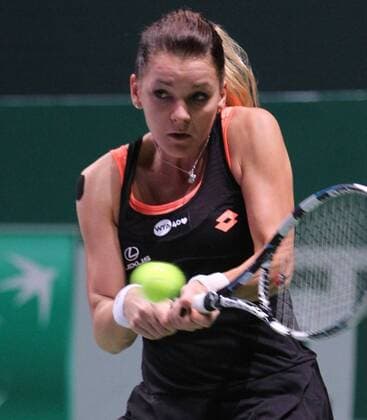 TEB BNP Paribas WTA Tennis Damen Championships DAY 1 match Pictured: Agnieszka Radwanska of Poland. 