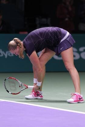 TEB BNP Paribas WTA Tennis Damen Championships DAY 1 match Pictured: Petra Kvitova of Czech Republic. 
