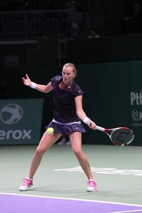 TEB BNP Paribas WTA Tennis Damen Championships DAY 1 match Pictured: Petra Kvitova of Czech Republic. 