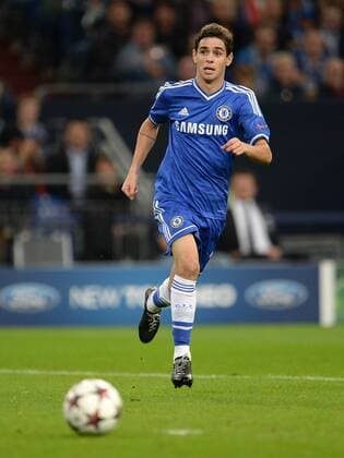 FUSSBALL CHAMPIONS LEAGUE SAISON 2013 2014 GRUPPENPHASE FC Schalke 04 - FC Chelsea 22.10.2013 Oscar (FC Chelsea) 