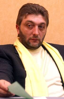 17.01.2005 Veliko Tarnovo(Bulgaria) Trifon Ivanov with nickname The Bulgarian Wolf ex Bulgarian national footballer who played 76 matches for national team of Bulgaria men s football :Stringer 