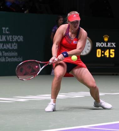 TEB BNP Paribas WTA Tennis Damen Championships DAY 3 match at the Sinan Erdem Dome October 24, 2013 in Istanbul, Turkey. Pictured: Angelique Kerber of Germany. 