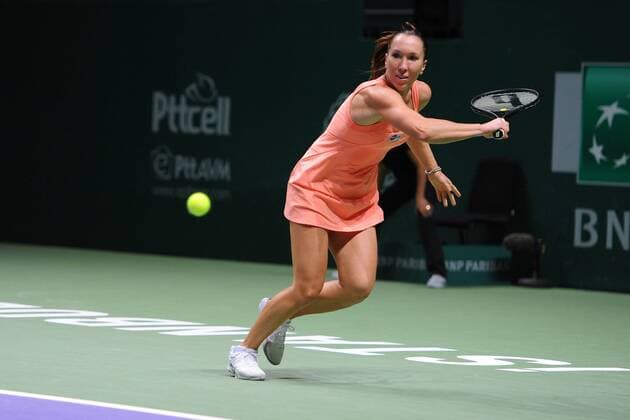 Jelena Jankovic (SRB) TENNIS : Masters - Istanbul - WTA Tennis Damen - 26 10 2013 TennisMagazine Panoramic 