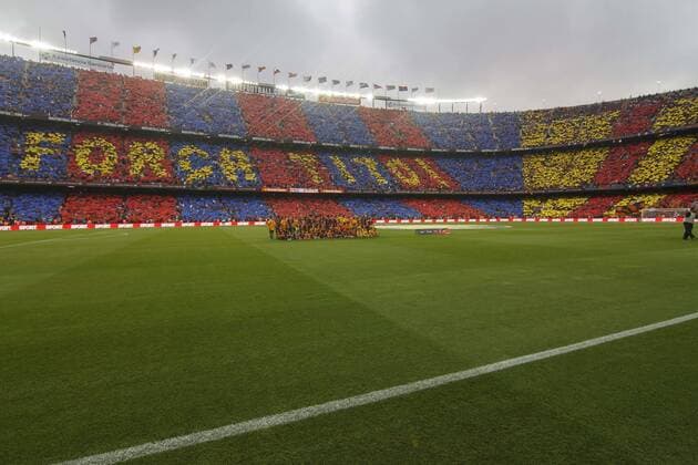 Fußball, Stadiongeschichte FC Barcelona Barcelona, 26.10.2013 - Primera Division 2013 2014 - El Clasico - FC Barcelona (Barca) - Camp Nou 