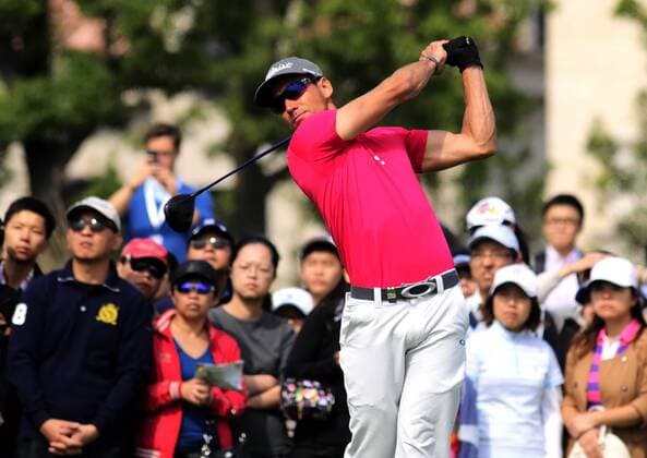 Oct. 27, 2013 - Oct 27, 2013; Shanghai, CHINA; Rafa Cabrera-Bello of Spain during the final round of the BMW Masters at Lake Malaren Golf Club. BMW Masters Golf Tournament  - ZUMAs11