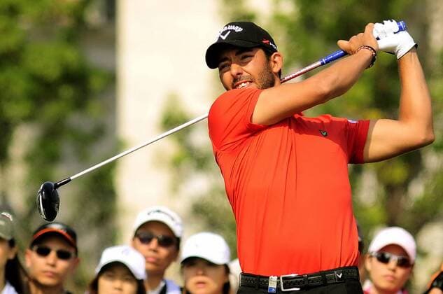 Oct. 27, 2013 - Oct 27, 2013; Shanghai, CHINA; Pablo Larrazabal of Spain during the final round of the BMW Masters at Lake Malaren Golf Club. BMW Masters Golf Tournament  - ZUMAs11