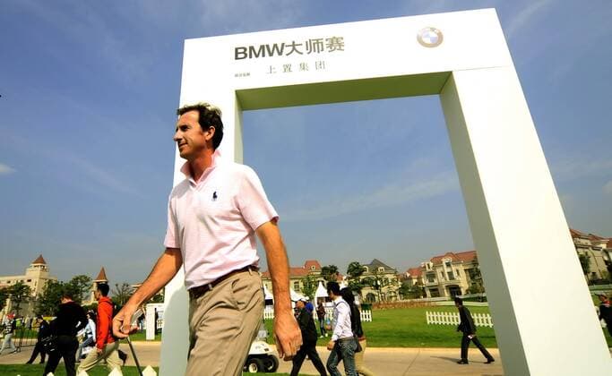 Oct. 27, 2013 - Oct 27, 2013; Shanghai, CHINA; Gonzalo Fernandez-Castano of Spain during the final round of the BMW Masters at Lake Malaren Golf Club. BMW Masters Golf Tournament  - ZUMAs11