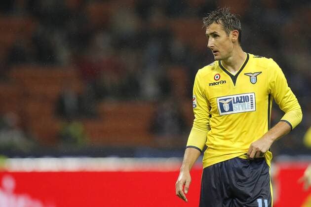 Miroslav Klose Lazio,Milano Serie A AC Mailand - Lazio Rom