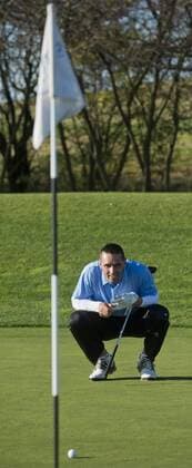 Former Czech decathlon athlete Roman Sebrle announced start of his professional golf career at Albatross Golf Resort in Vysoky Ujezd, Beroun Region, Czech Republic on October 31, 2013. Thrity-eight years old athlete terminates his athletic career due to enduring problems with his heel. (CTKxPhoto VitxSimanek) CTKPhotoP201310310617301  VIS 004