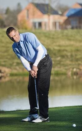 Former Czech decathlon athlete Roman Sebrle announced start of his professional golf career at Albatross Golf Resort in Vysoky Ujezd, Beroun Region, Czech Republic on October 31, 2013. Thrity-eight years old athlete terminates his athletic career due to enduring problems with his heel. (CTKxPhoto VitxSimanek) CTKPhotoP201310310660601  VIS 007