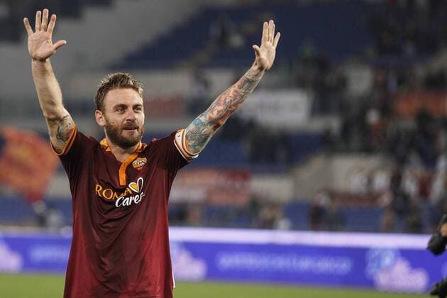 Serie A, AS Rom, DANIELE DE ROSSI xHOCHxZWEIx xItalyxPhotoxPressx 