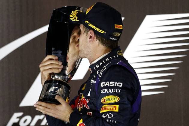 Motorsports: FIA Formula One World Championship 2013, Grand Prix of Abu Dhabi, 1 Sebastian Vettel (GER, Infiniti Red Bull Racing), xHOCHxZWEIx