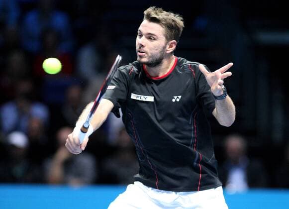 TENNIS - ATP Tennis Herren World Tour Finals 2013 LONDON,ENGLAND,04.NOV.13 - TENNIS - ATP Tennis Herren World Tour Finals. Bild zeigt Stanislas Wawrinka (SUI). 