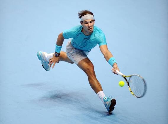 Tennis - 2013 ATP Tennis Herren World Tour Finals at The O2 - Day Two Rafael Nadal - Spain 
