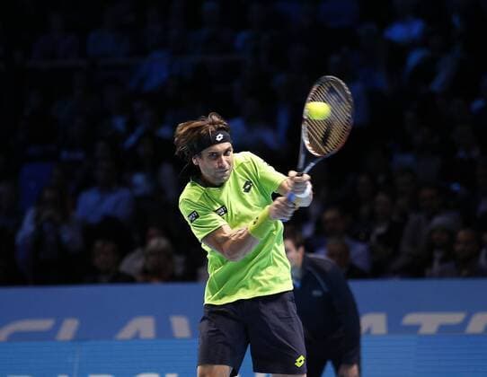 06.11.2013 London, England. David Ferrer during day three of the Barclays ATP Tennis Herren World Tour Finals from the O2 Arena. xHongboxChenx  ActionPlus11468084