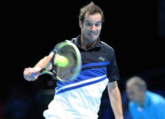 TENNIS - ATP Tennis Herren World Tour Finals 2013 LONDON,ENGLAND,07.NOV.13 - TENNIS - ATP Tennis Herren World Tour Finals. Bild zeigt Richard Gasquet (FRA). 