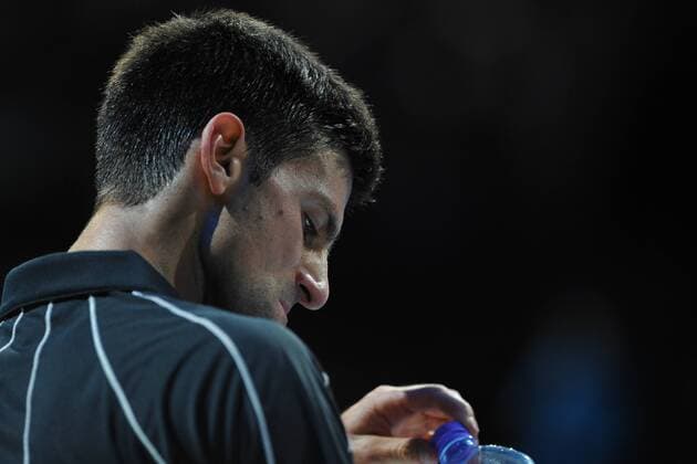 Novak Djokovic (Ser) TENNIS : Masters - Londres - ATP Tennis Herren - 08 11 2013 TennisMagazine Panoramic 