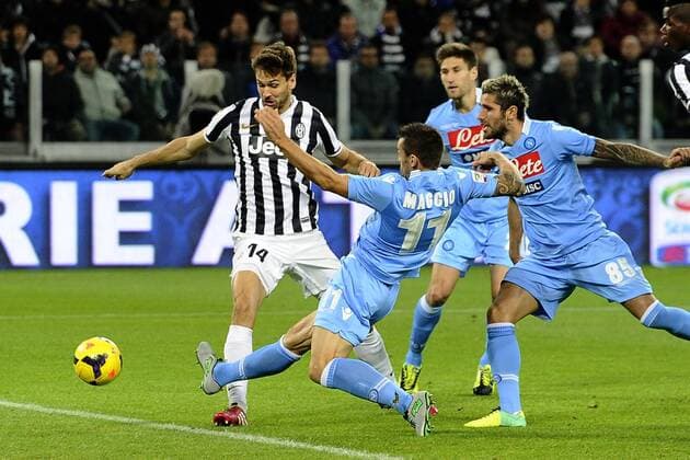 Db Torino 10 11 2013 - campionato di calcio serie A Juventus Turin vs SSC Neapel: Tor durch Fernando Llorente 