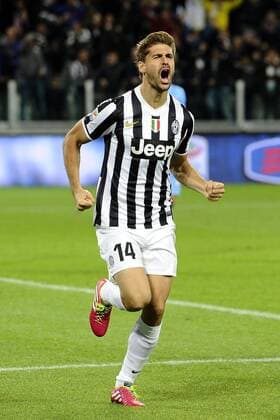 Db Torino 10 11 2013 - campionato di calcio serie A Juventus Turin vs SSC Neapel: Torjubel Fernando Llorente 