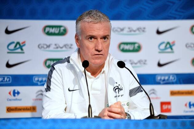 Didier Deschamps (Nationaltrainer FRA) FOOTBALL : PK France - 11 11 2013 xAnthonyxBIBARDxFEPx 