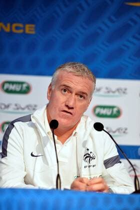 Didier Deschamps (Nationaltrainer FRA) FOOTBALL : PK France - 11 11 2013 xAnthonyxBIBARDxFEPx 
