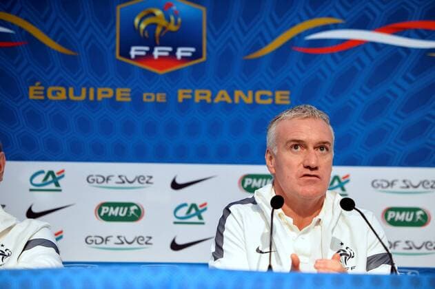 Didier Deschamps (Nationaltrainer FRA) FOOTBALL : PK France - 11 11 2013 xAnthonyxBIBARDxFEPx 
