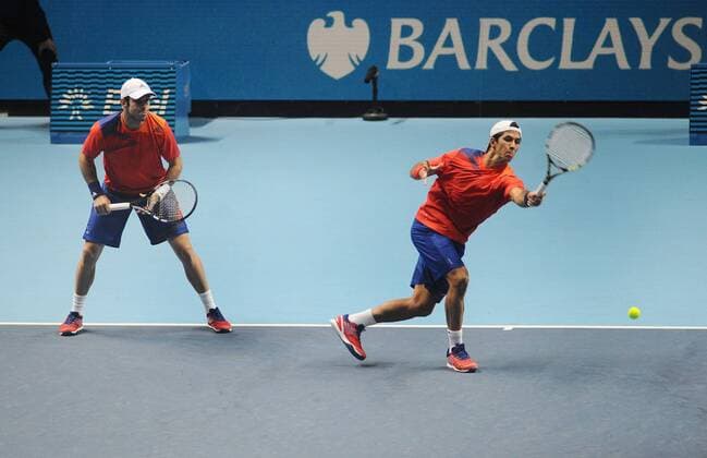 Tennis - 2013 ATP Tennis Herren World Tour Finals at The O2 - Day Eight, Mens Doubles Final David Marrero and Fernando Verdasco COLORSPORTxANDREWxCOWIE 