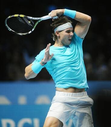Tennis - 2013 ATP Tennis Herren World Tour Finals at The O2 - Day Eight, Mens singles Final Rafael Nadal - spain COLORSPORTxANDREWxCOWIE 
