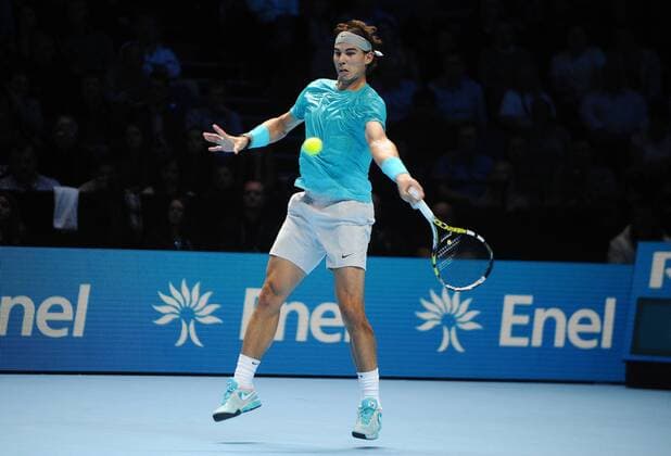 Tennis - 2013 ATP Tennis Herren World Tour Finals at The O2 - Day Eight, Mens singles Final Rafael Nadal - spain COLORSPORTxANDREWxCOWIE 